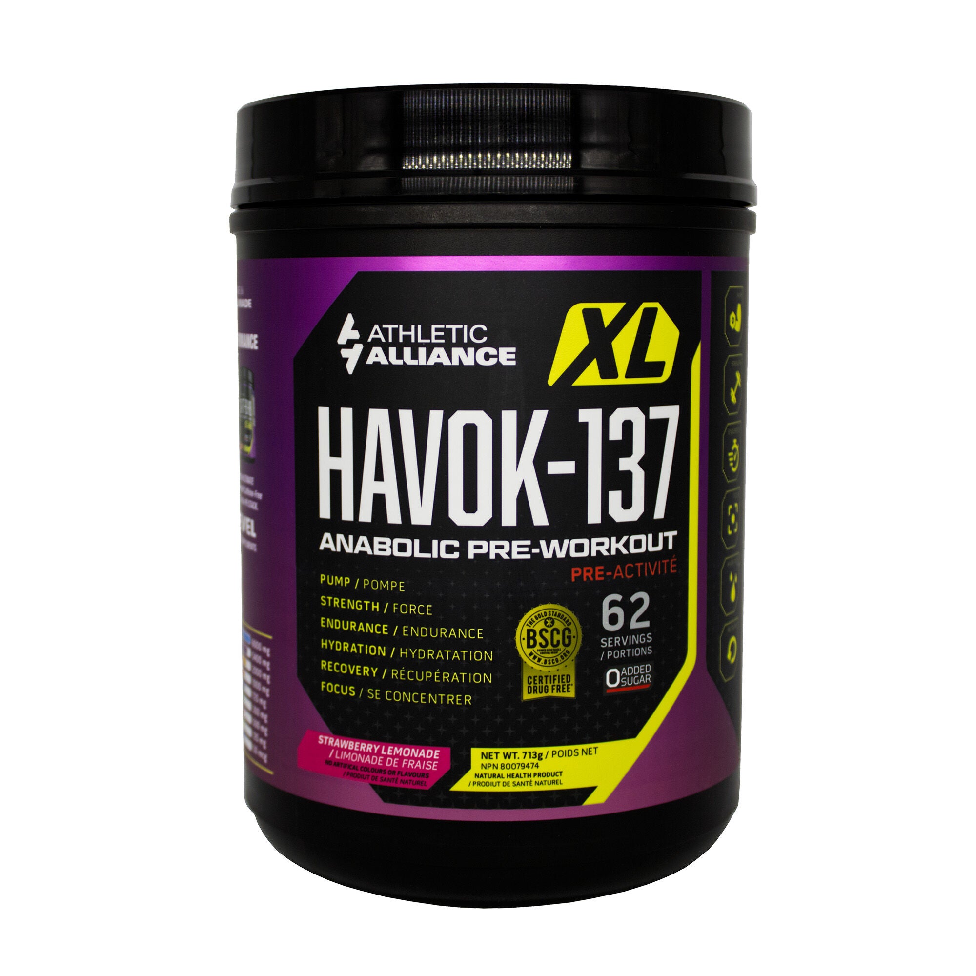 Havok-137 Pre-Workout - Strawberry Lemonade Strawberry Lemonade | GNC